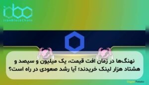 نهنگها در زمان افت قیمت، یک میلیون و سیصد و هشتاد هزار لینک خریدند؛ آیا رشد صعودی در راه است؟