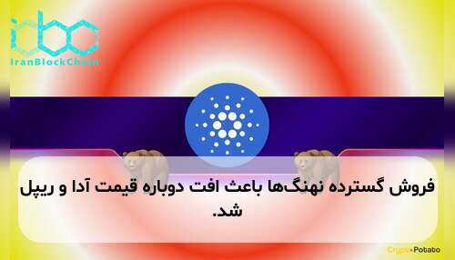 فروش گسترده نهنگ‌ها باعث افت دوباره قیمت آدا و ریپل شد.