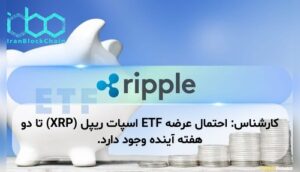 کارشناس: احتمال عرضه ETF اسپات ریپل (XRP) تا دو هفته آینده وجود دارد.