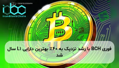 BCH با رشد نزدیک به 40٪ بهترین دارایی L1 سال شد