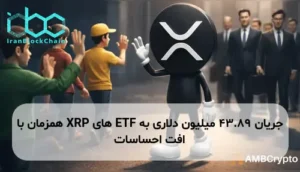 جریان ۴۳.۸۹ میلیون دلاری به ETF های XRP همزمان با افت احساسات