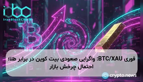 BTC/XAU: واگرایی صعودی بیت کوین در برابر طلا؛ احتمال چرخش بازار