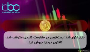 بازار تکرار شد: بیتکوین در مقاومت کلیدی متوقف شد، کانتون دوباره جهش کرد.
