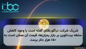 شریک شرکت دراگون‌فلای گفته است با وجود کاهش سلطه بیت‌کوین بر بازار رمزارزها، قیمت آن ممکن است به ۱۵۰ هزار دلار برسد.