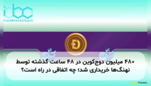 ۴۸۰ میلیون دوج‌کوین در ۴۸ ساعت گذشته توسط نهنگ‌ها خریداری شد؛ چه اتفاقی در راه است؟