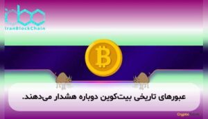 عبورهای تاریخی بیت‌کوین دوباره هشدار می‌دهند.