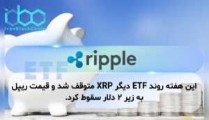 این هفته روند ETF دیگر XRP متوقف شد و قیمت ریپل به زیر ۲ دلار سقوط کرد.