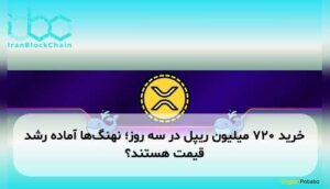 خرید ۷۲۰ میلیون ریپل در سه روز؛ نهنگ‌ها آماده رشد قیمت هستند؟