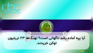 آیا پپه آماده رشد ناگهانی است؟ نهنگ‌ها ۲۳ تریلیون توکن خریدند.