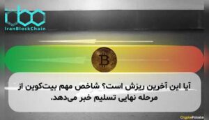 آیا این آخرین ریزش است؟ شاخص مهم بیت‌کوین از مرحله نهایی تسلیم خبر می‌دهد.