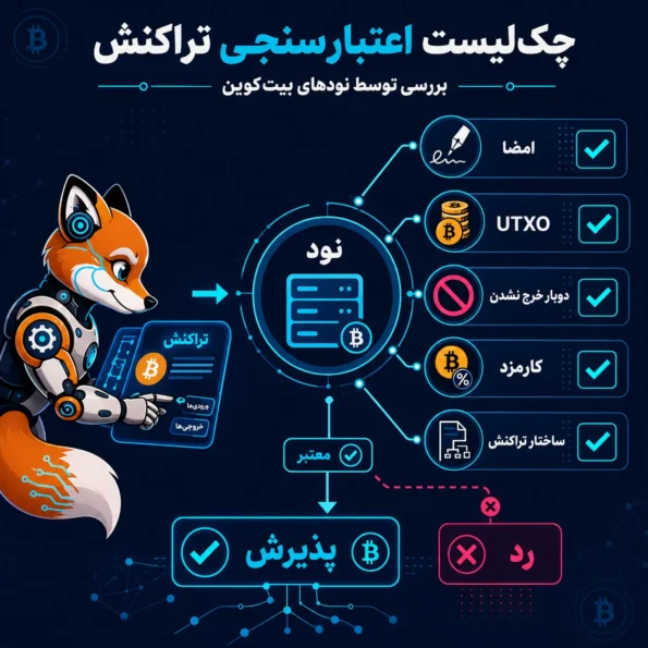 چکلیست اعتبارسنجی تراکنش بیتکوین توسط نودها