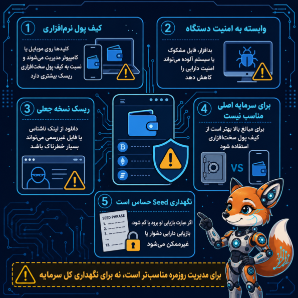 معایب و ریسک‌های Atomic Wallet
