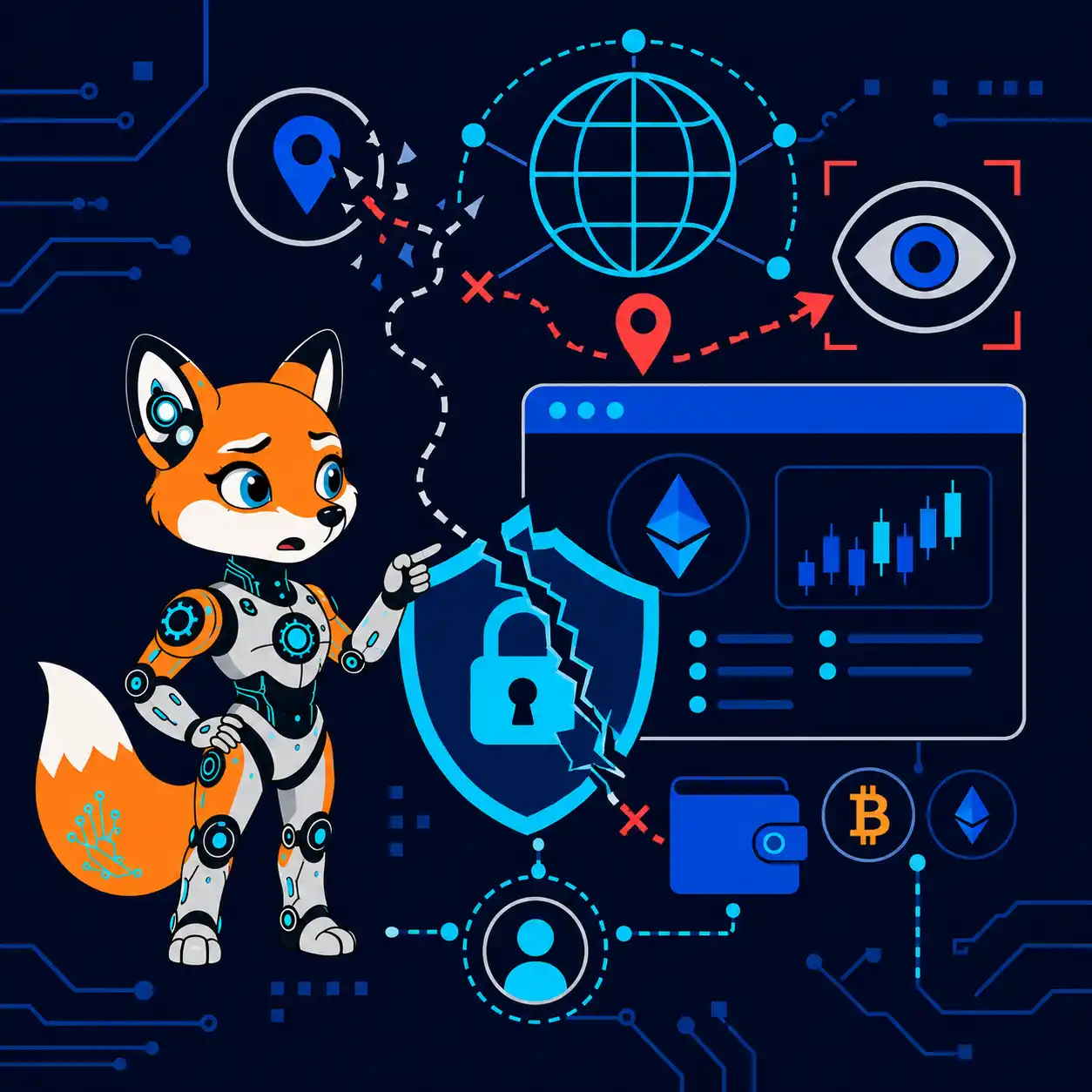 چگونه بدون لو رفتن IP در کریپتو فعالیت کنیم؟ راهنمای امنیت اتصال برای کاربران ایرانی