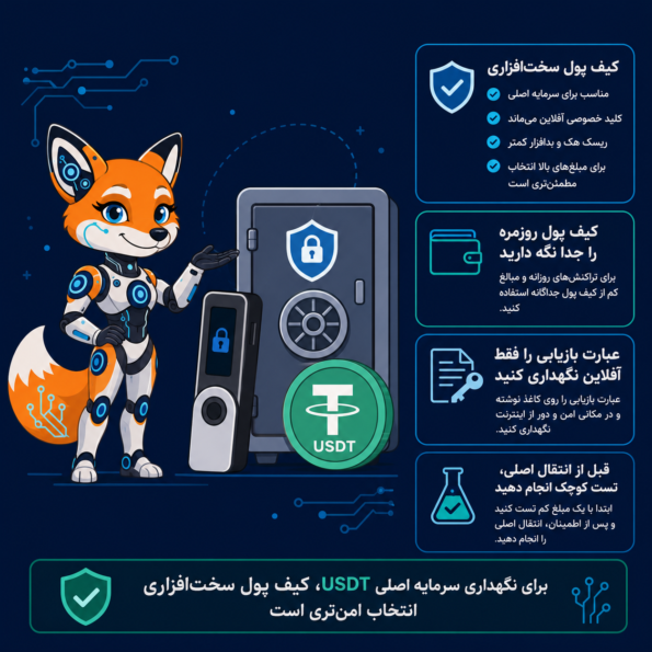 بهترین انتخاب برای نگهداری سرمایه اصلی USDT