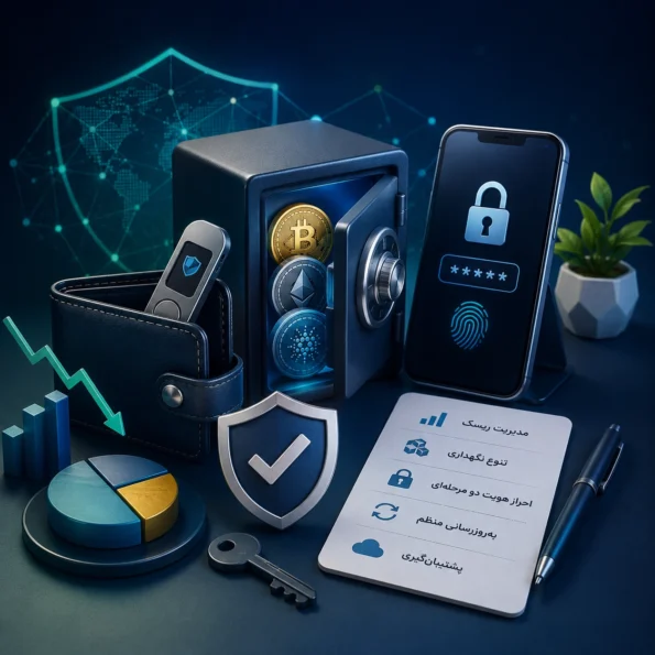 آموزش مدیریت امنیت داراییهای دیجیتال و کاهش ریسک سرمایه