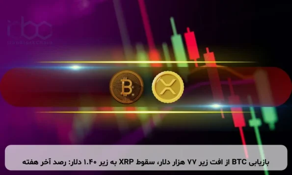 بازیابی BTC از افت زیر ۷۷ هزار دلار، سقوط XRP به زیر ۱.۴۰ دلار: رصد آخر هفته
