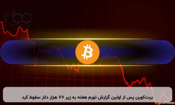 بیت‌کوین پس از اولین گزارش تورم هفته به زیر ۷۷ هزار دلار سقوط کرد