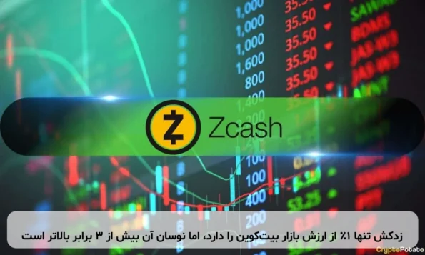 زدکش تنها ۱٪ از ارزش بازار بیت‌کوین را دارد، اما نوسان آن بیش از ۳ برابر بالاتر است