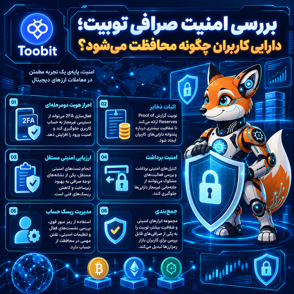 بررسی امنیت صرافی توبیت؛ دارایی کاربران چگونه محافظت میشود؟