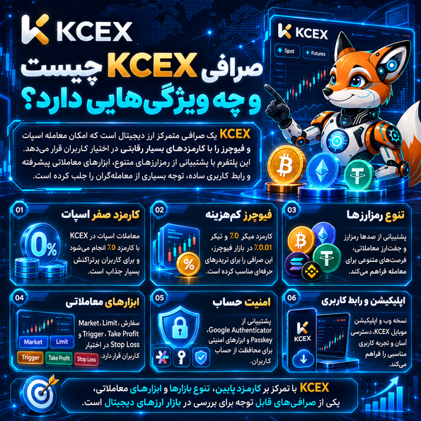 صرافی KCEX چیست و چه ویژگی‌هایی دارد؟