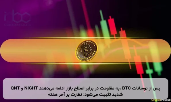 QNT و NIGHT به مقاومت در برابر اصلاح بازار ادامه می‌دهند، BTC پس از نوسانات شدید تثبیت می‌شود: نظارت بر آخر هفته